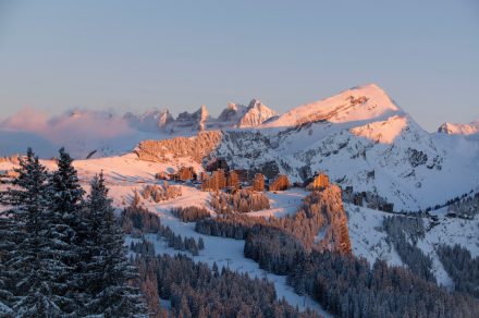 Les Crêtes de Zore en Hiver