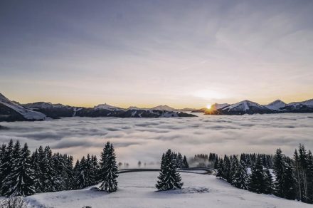 Promenade à Super-Morzine en Hiver